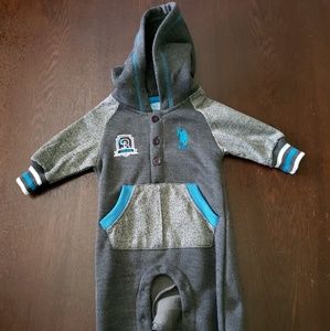 U.S. Polo Assn. Baby Boy Onesie